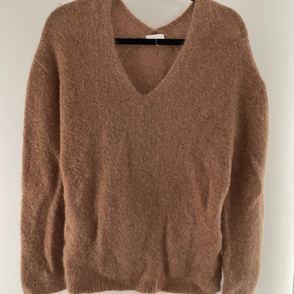 Camel H&M Oversized Sweater